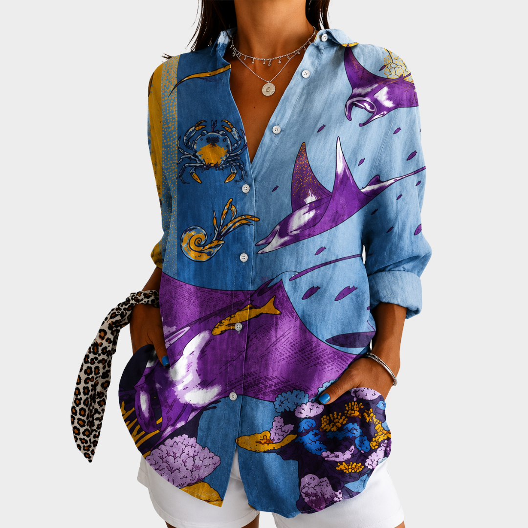 Ocean Dreams Kunst Blouse