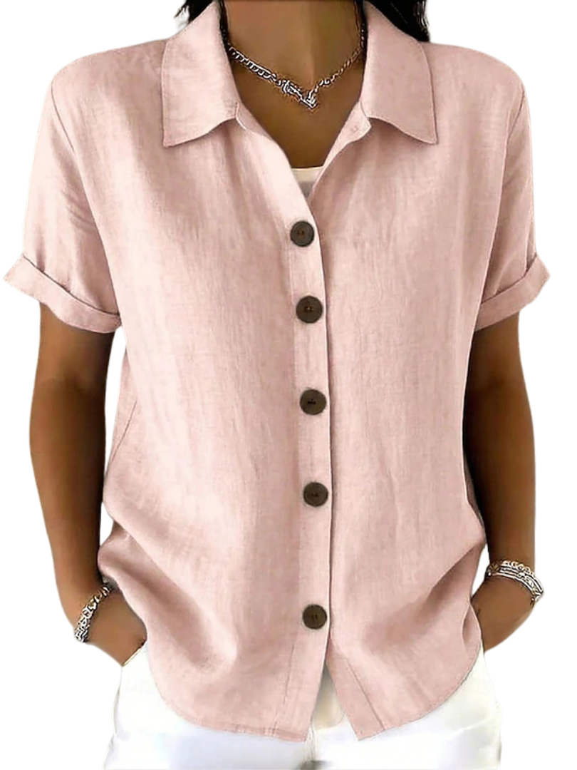 Hansje | Comfortabele Korte Mouwen Dames Shirt