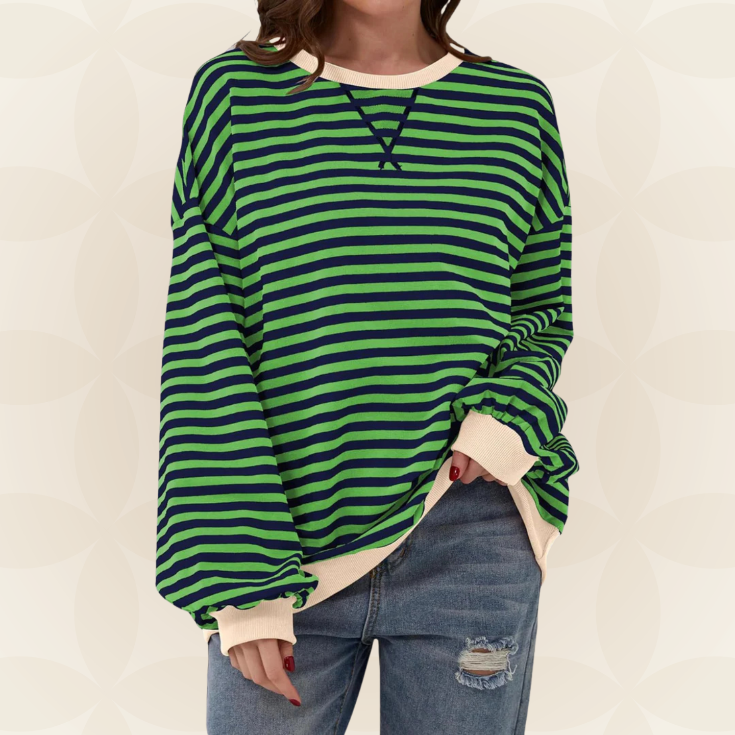 Denise - Casual gestreepte trui