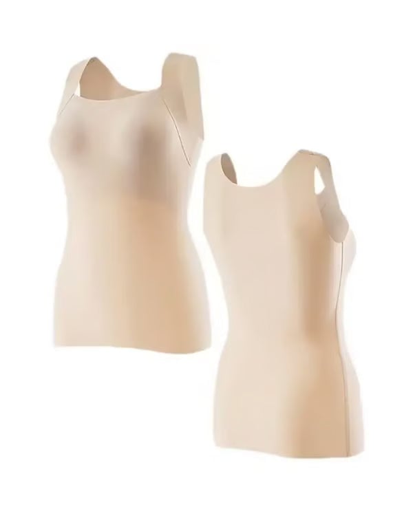 Jet | U-hals Shapewear Tanktop met Ingebouwde Beha