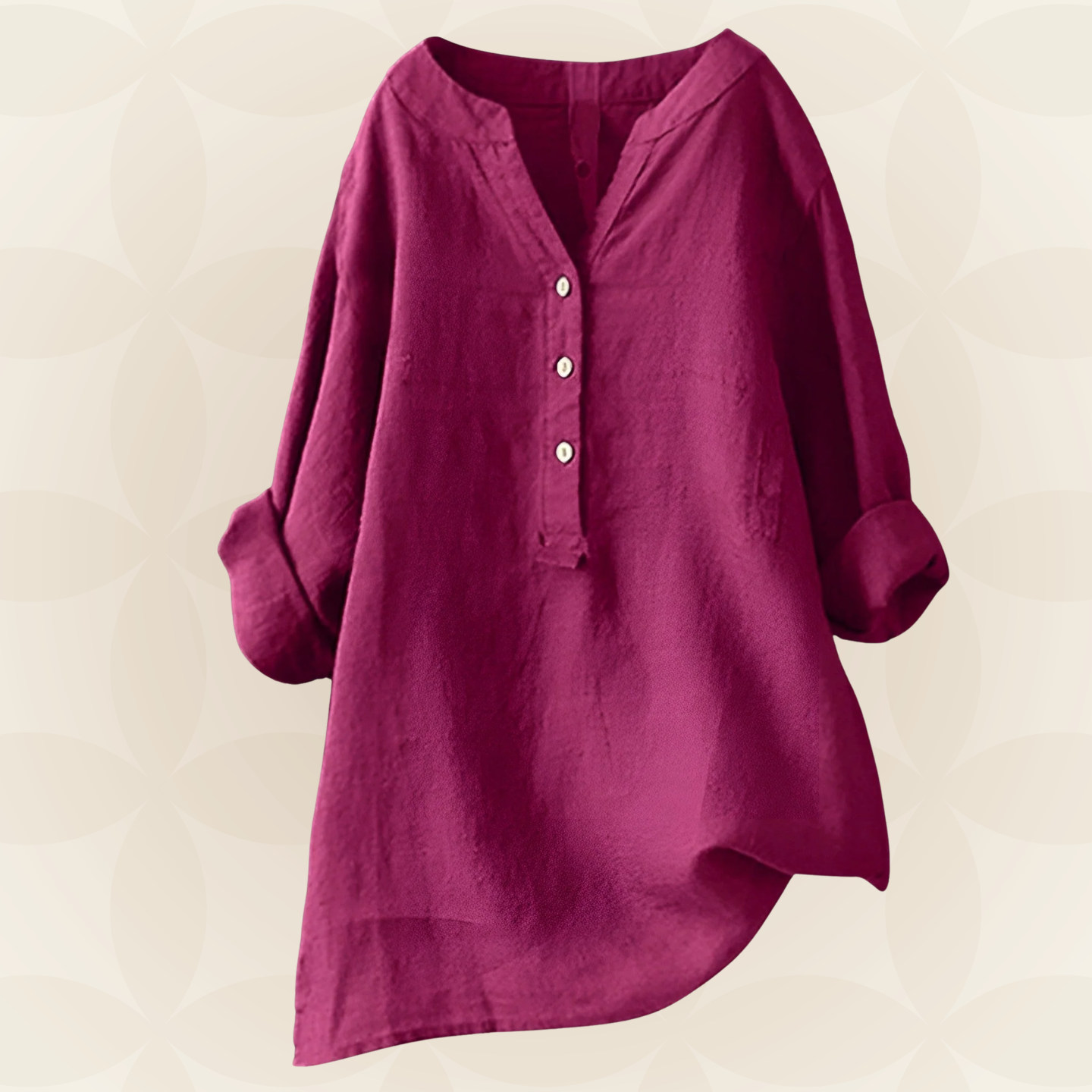 Danielle - Luchtige en comfortabele blouse met knoopsluiting