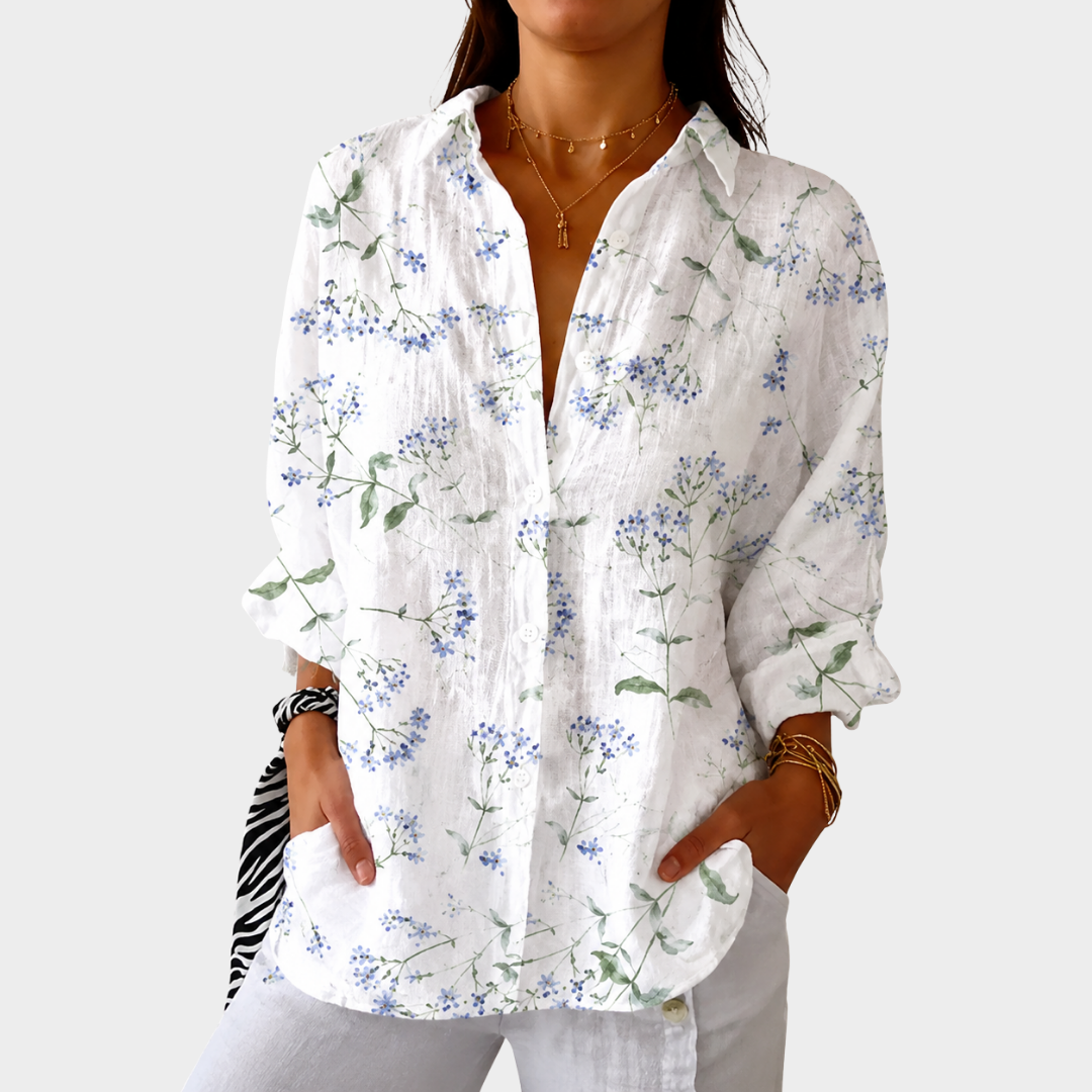 Lichte en Kleurrijke Blouse met Print