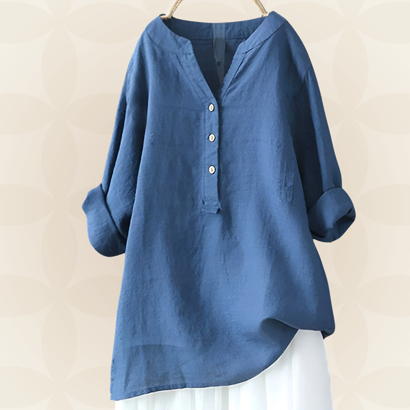 Danielle - Luchtige en comfortabele blouse met knoopsluiting