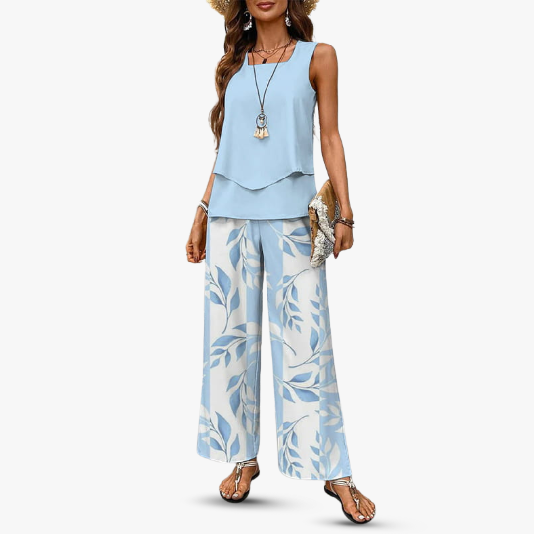 By Esmee - Premium tweedelige set met mouwloze top en broek