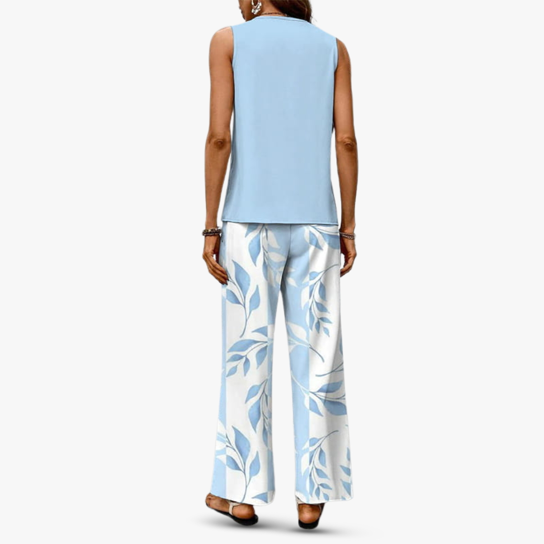 By Esmee - Premium tweedelige set met mouwloze top en broek