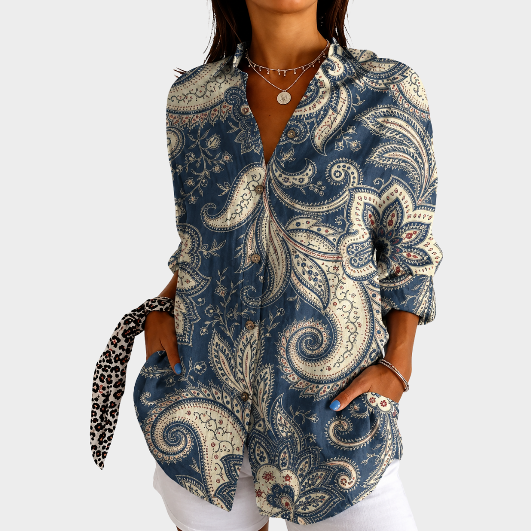 Lichte en Kleurrijke Blouse met Print