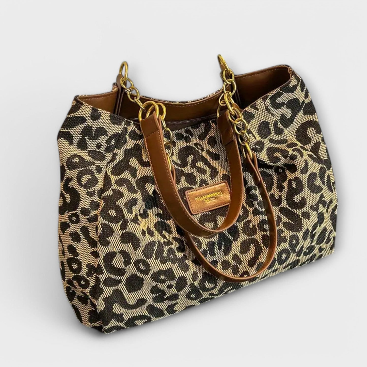 Olivia - Luipaard Canvas Tote