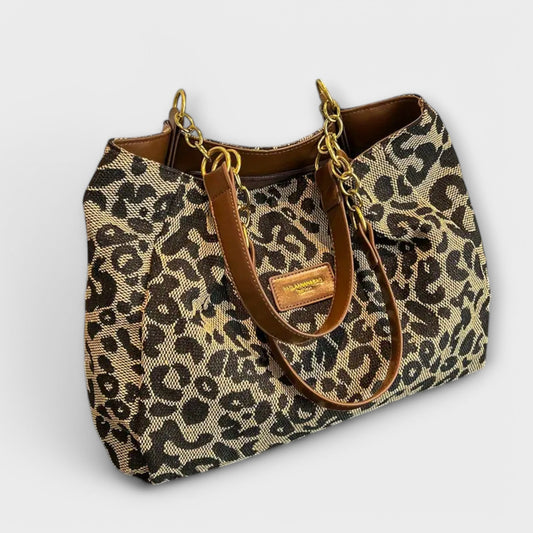 Olivia - Luipaard Canvas Tote