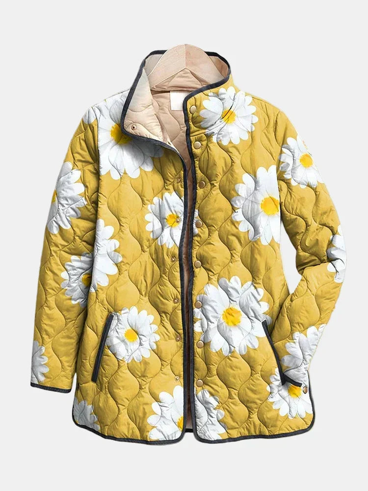 Sable | Charmante Daisy Patroon Jas