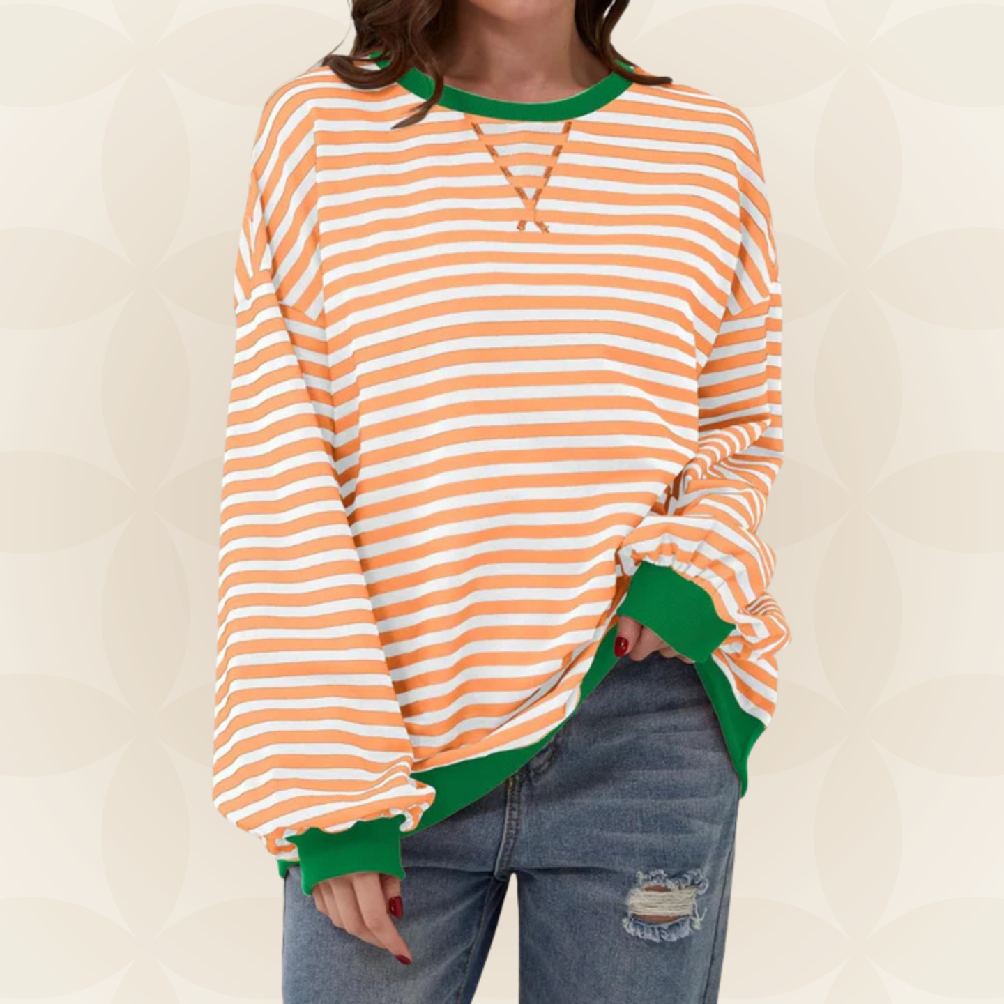 Denise - Casual gestreepte trui