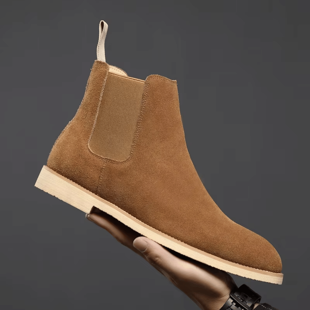 Armendo | Suède Chelsea Boots