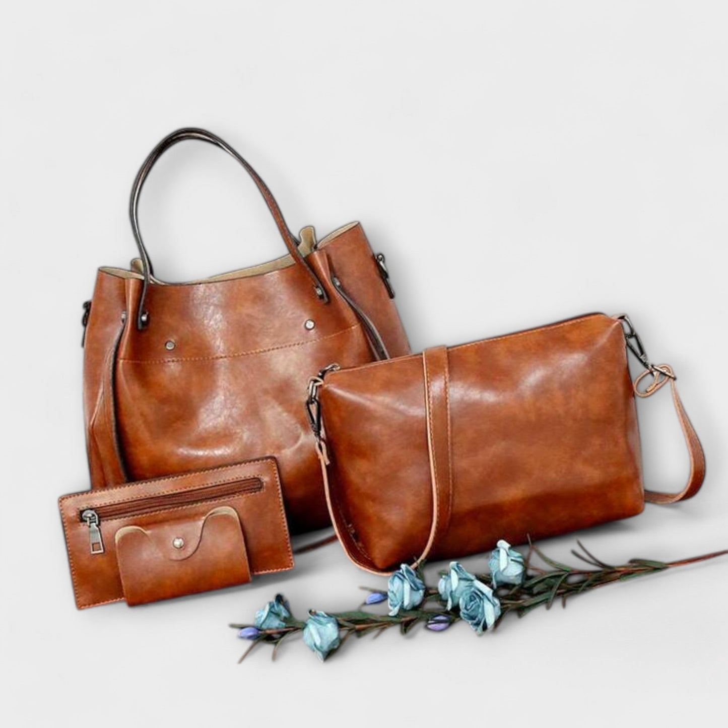 Olivia - 4-delige Vintage Tas Set