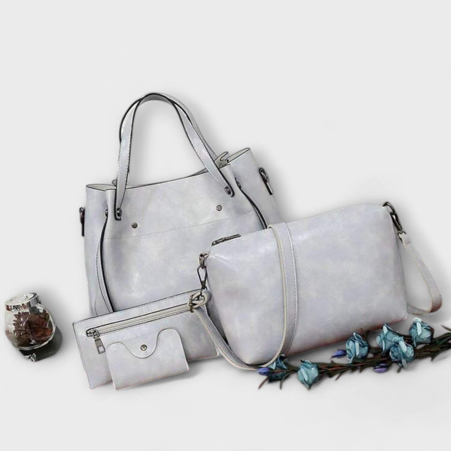 Olivia - 4-delige Vintage Tas Set