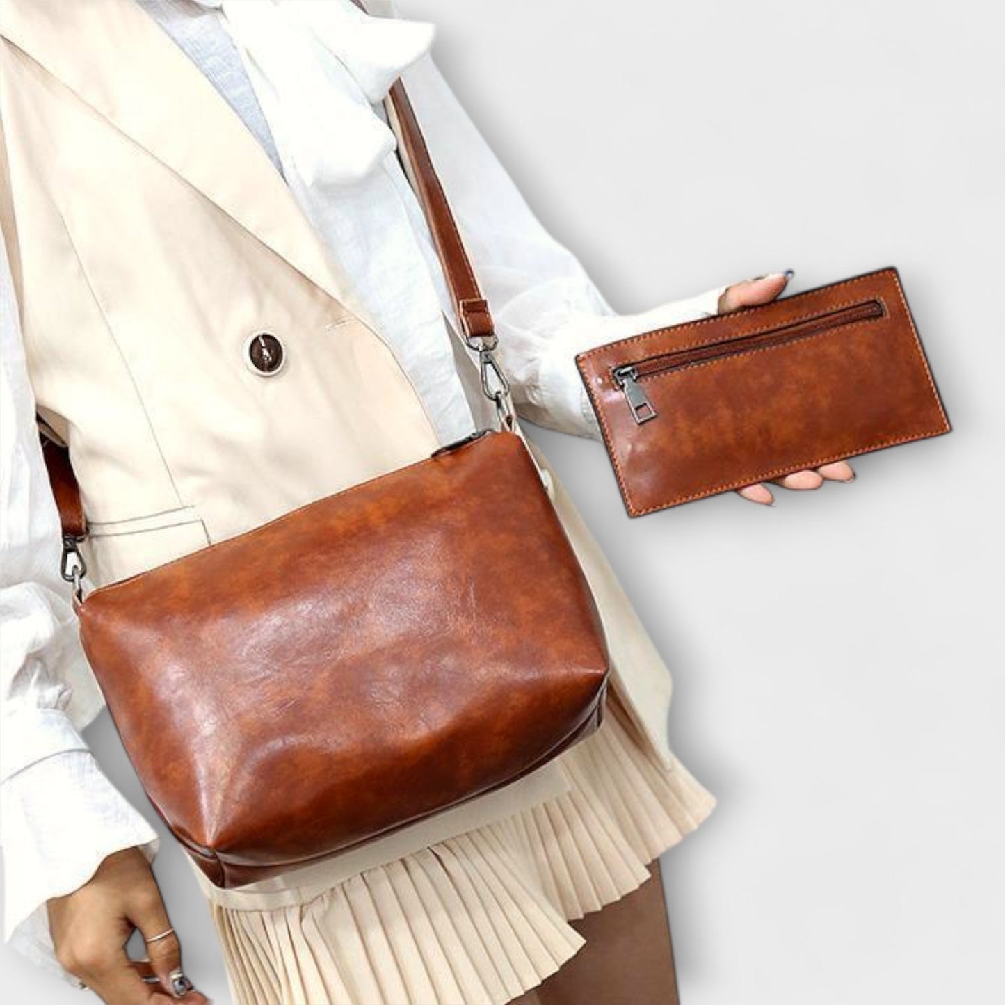 Olivia - 4-delige Vintage Tas Set