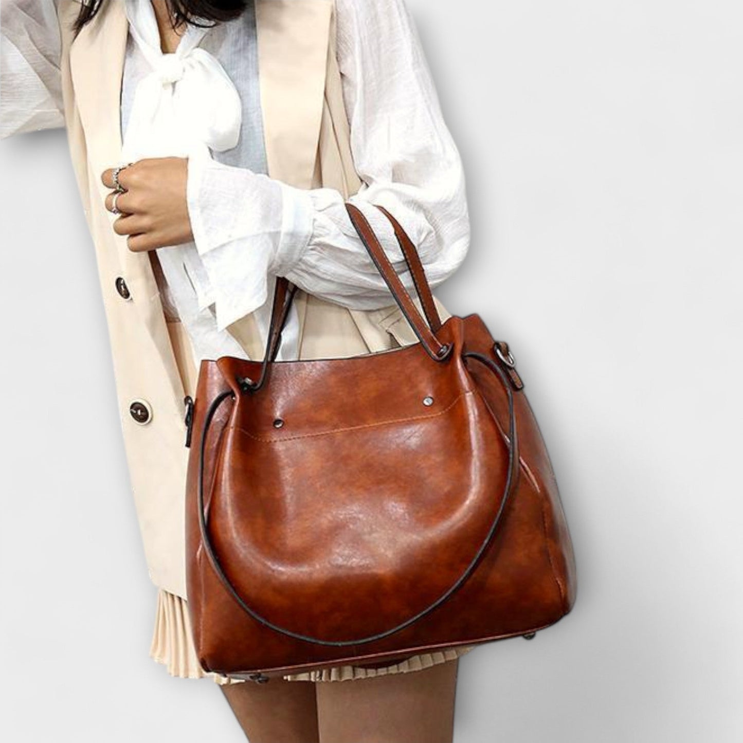 Olivia - 4-delige Vintage Tas Set