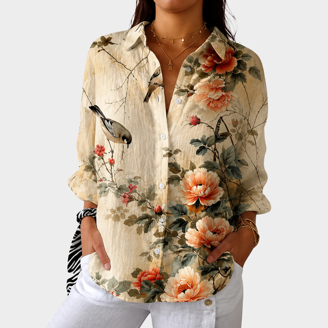 Lichte en Kleurrijke Blouse met Print