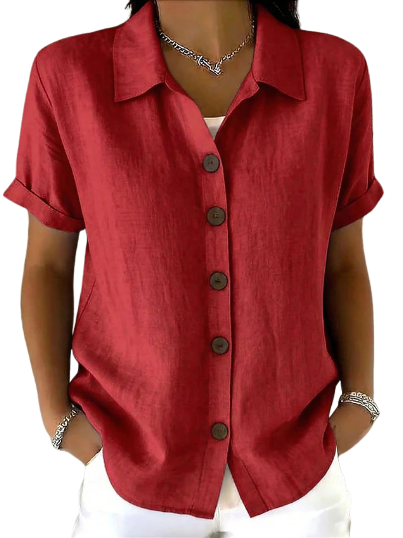 Hansje | Comfortabele Korte Mouwen Dames Shirt