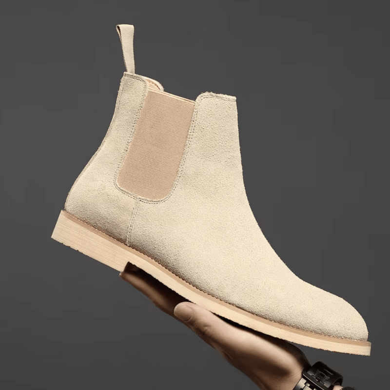 Armendo | Suède Chelsea Boots