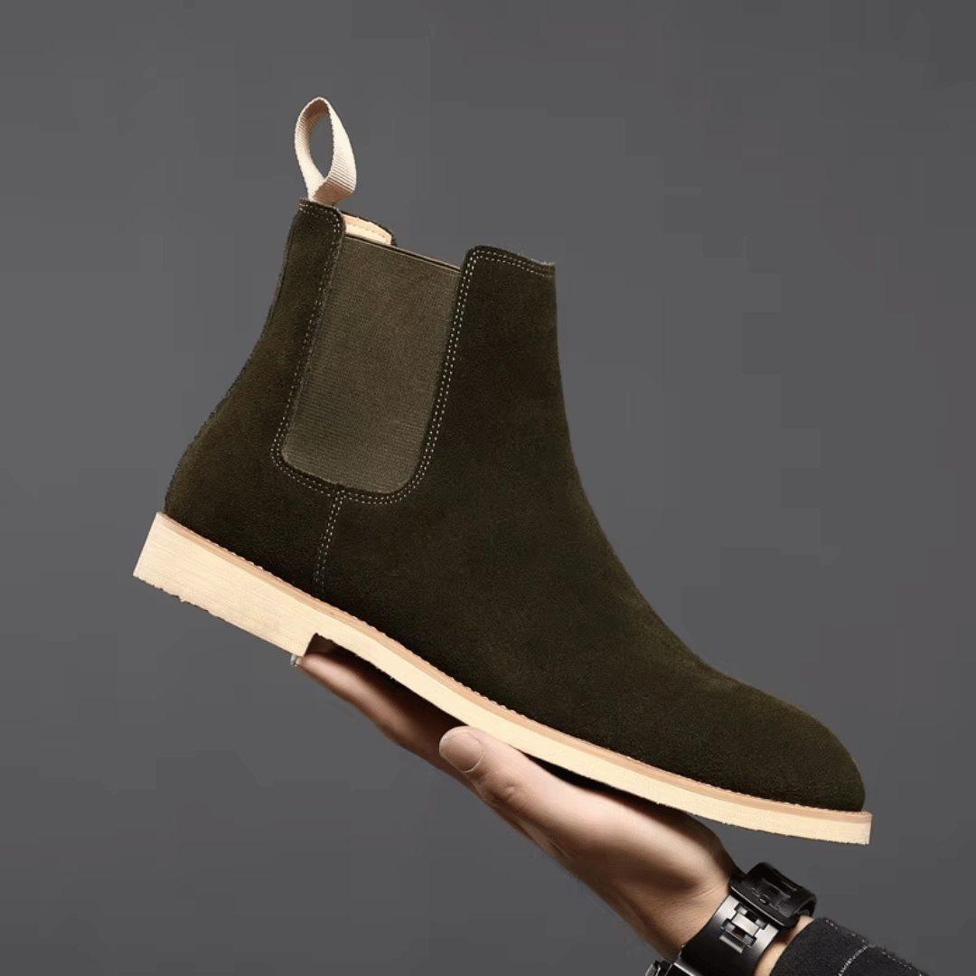 Armendo | Suède Chelsea Boots