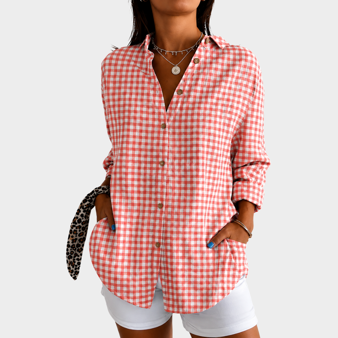 Koraal Picknick Charm Blouse