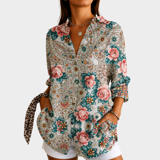 Vintage Rozen Paisley Blouse