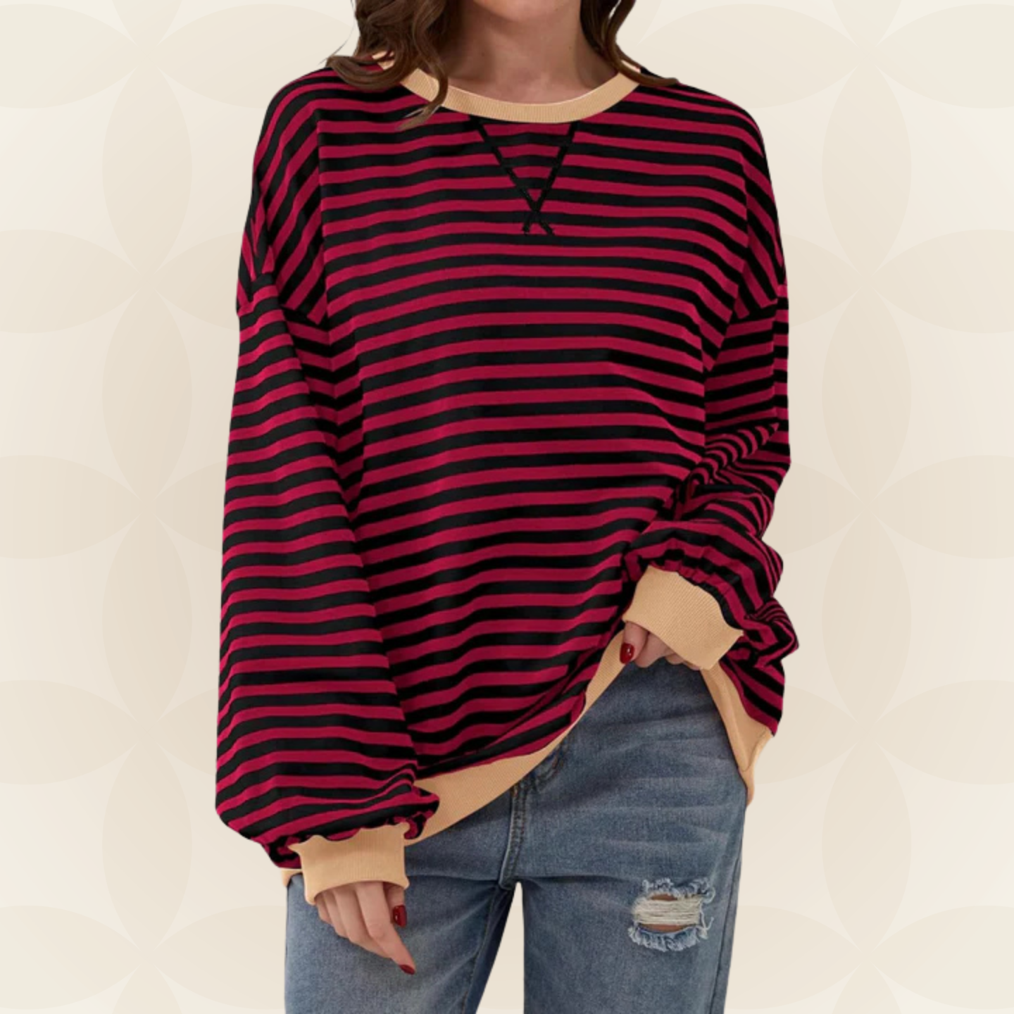 Denise - Casual gestreepte trui