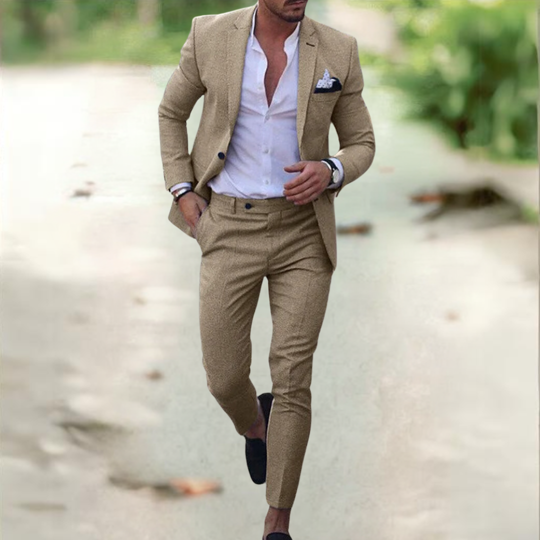 Simone - Elegant Kostuum (Jasje + Broek)