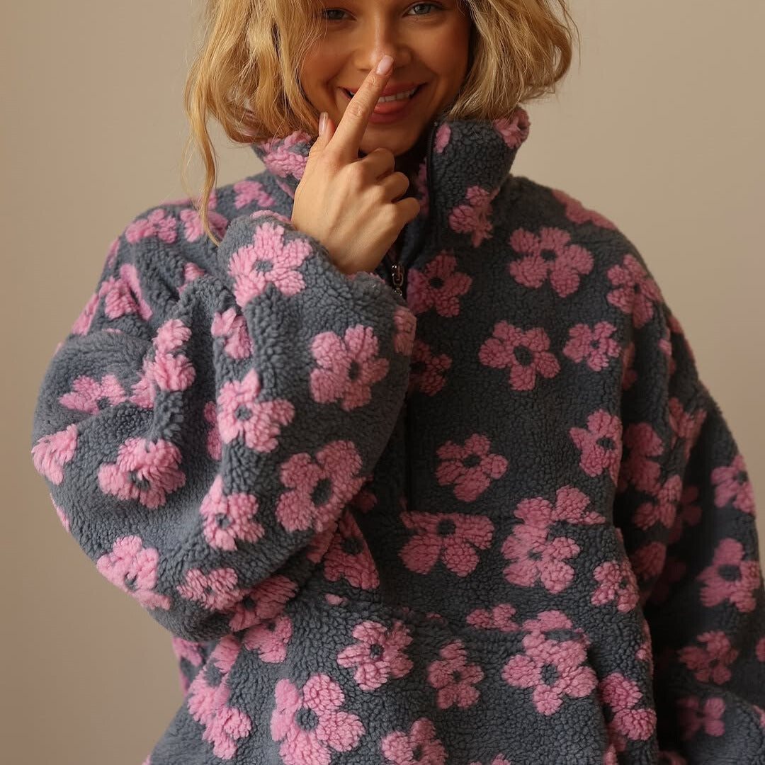Marcia - Trui met bloemenprint