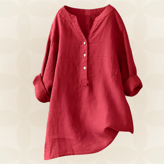 Danielle - Luchtige en comfortabele blouse met knoopsluiting