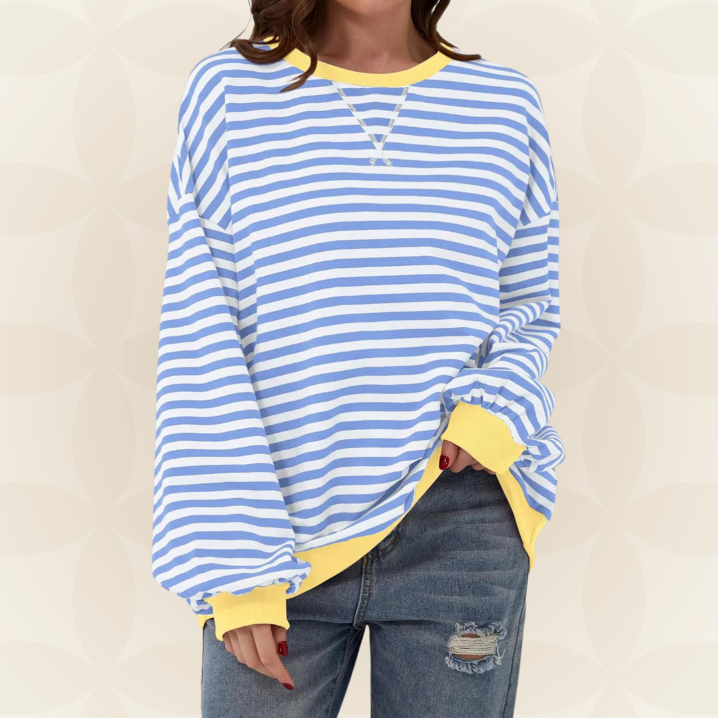Denise - Casual gestreepte trui