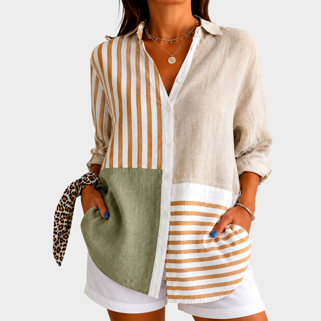 Kustharmonie Patchwork Blouse