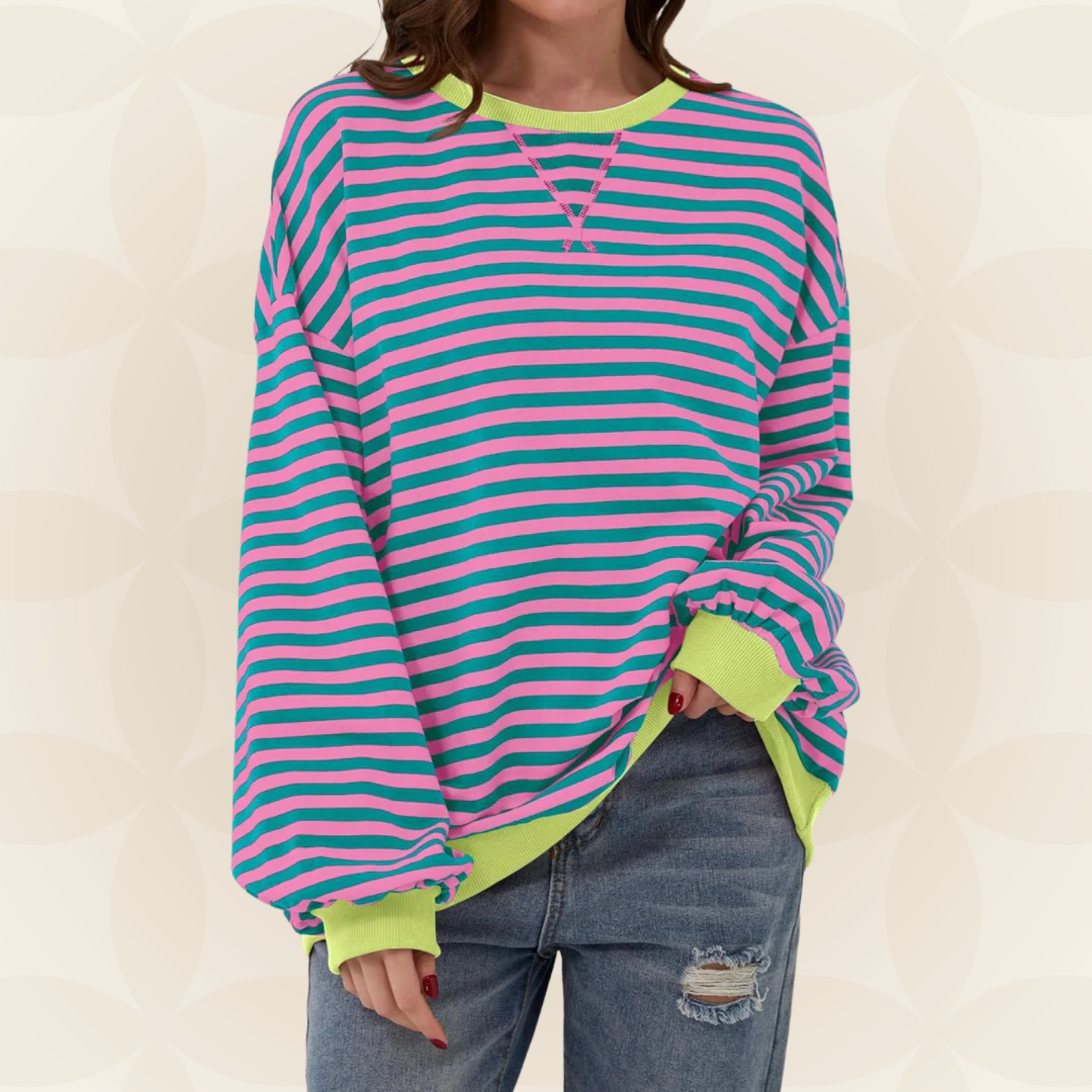 Denise - Casual gestreepte trui