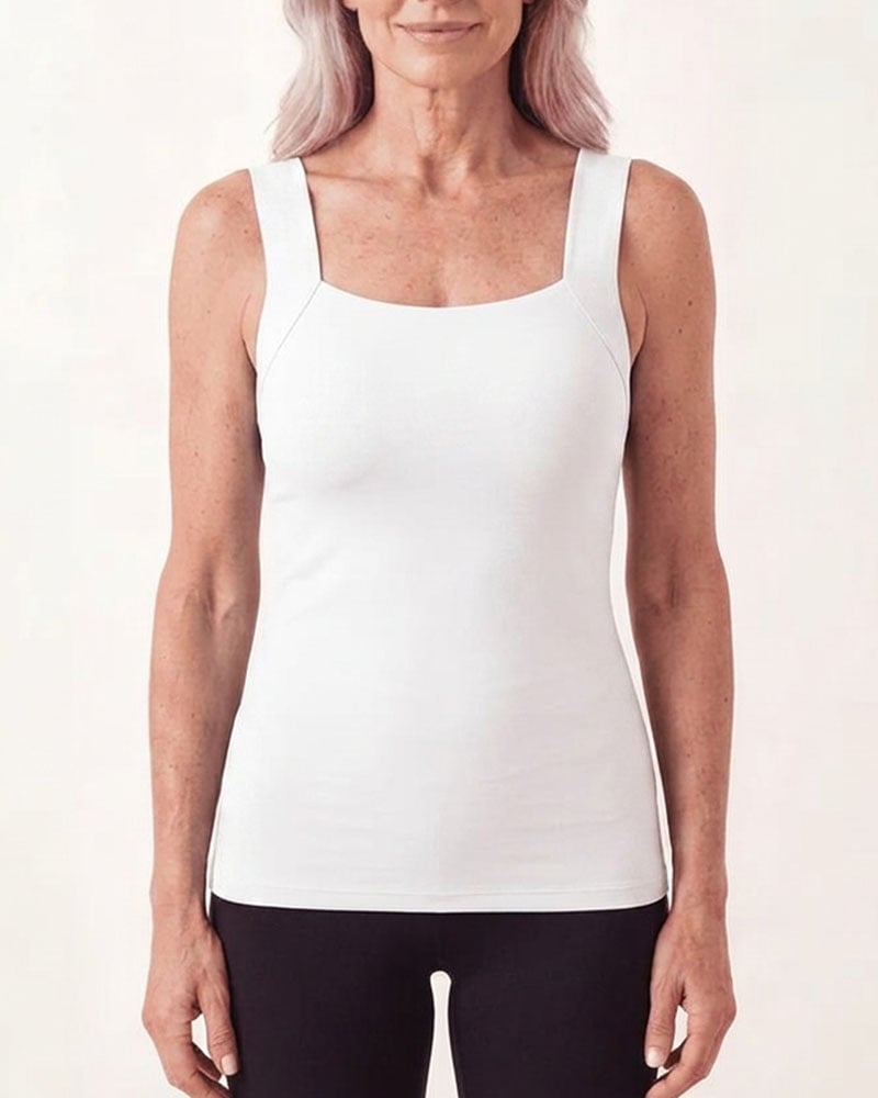 Jet | U-hals Shapewear Tanktop met Ingebouwde Beha