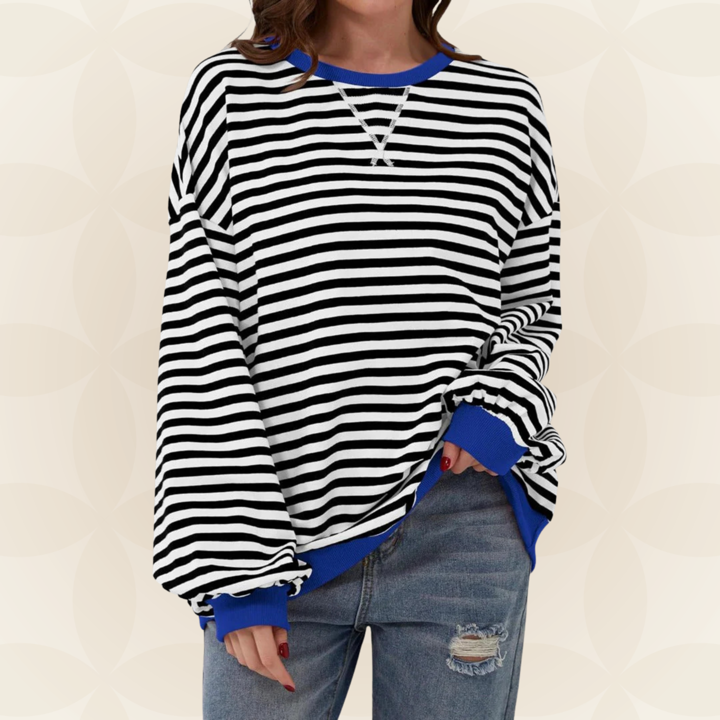 Denise - Casual gestreepte trui