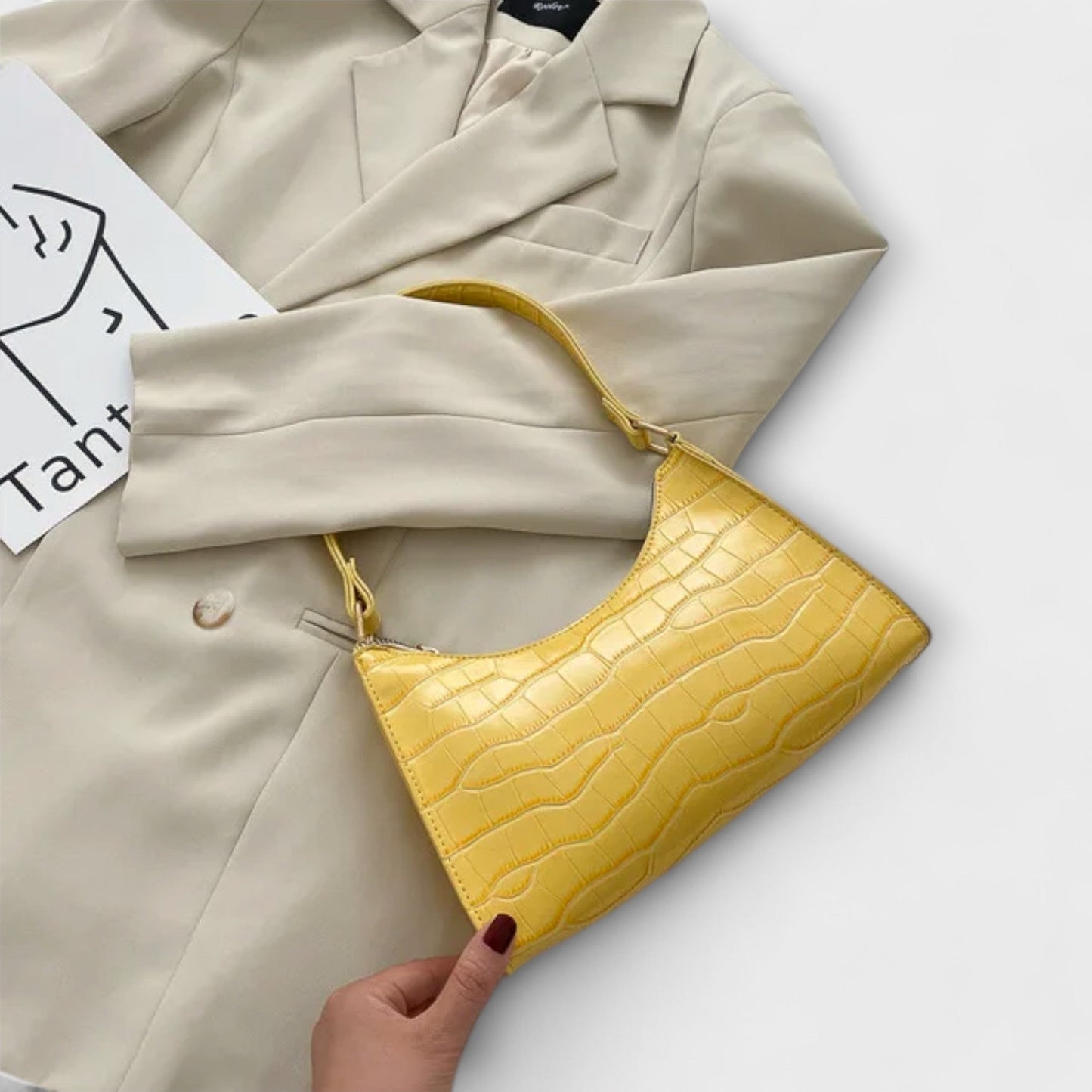 Olivia - Glanzende Leren Tas