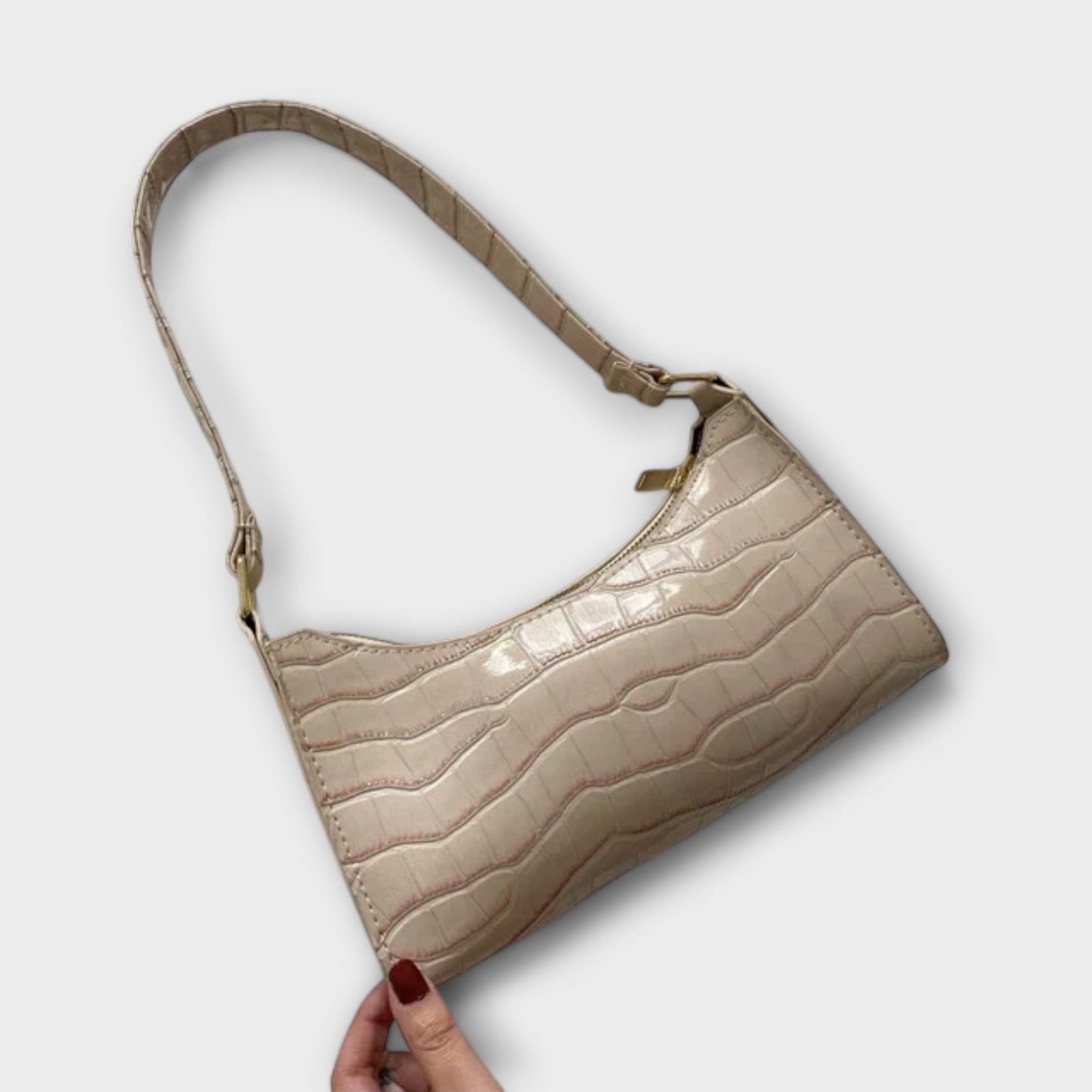 Olivia - Glanzende Leren Tas