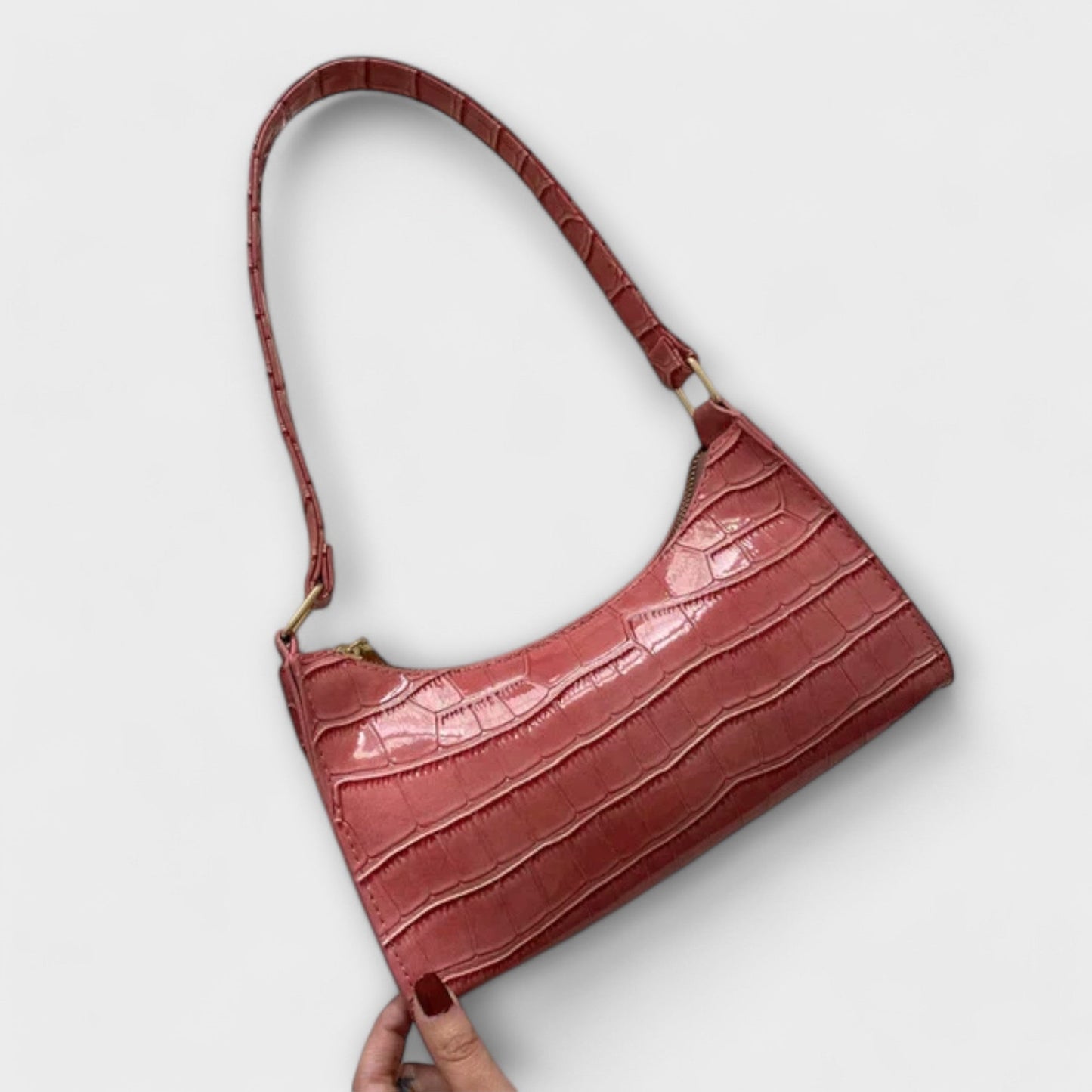 Olivia - Glanzende Leren Tas