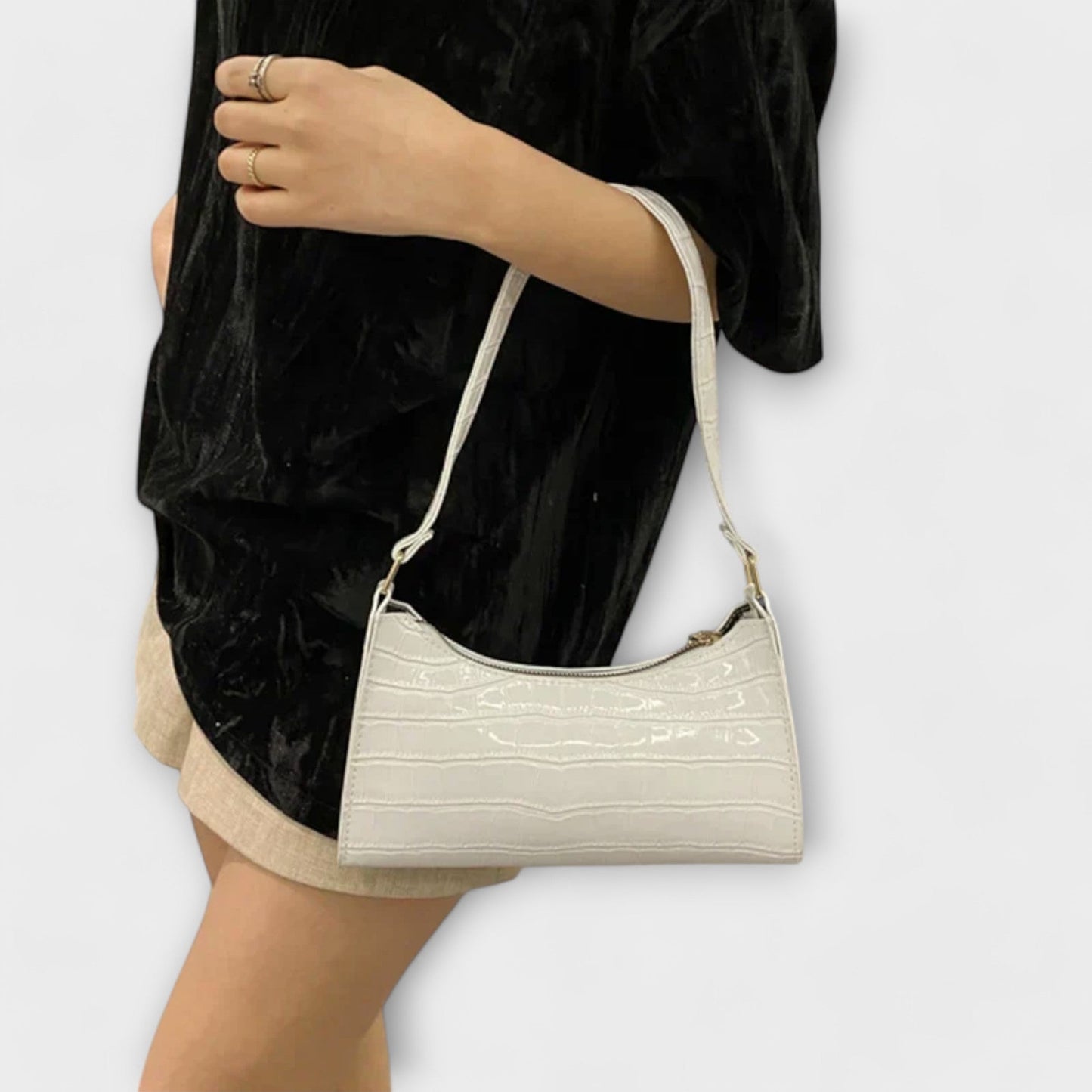 Olivia - Glanzende Leren Tas