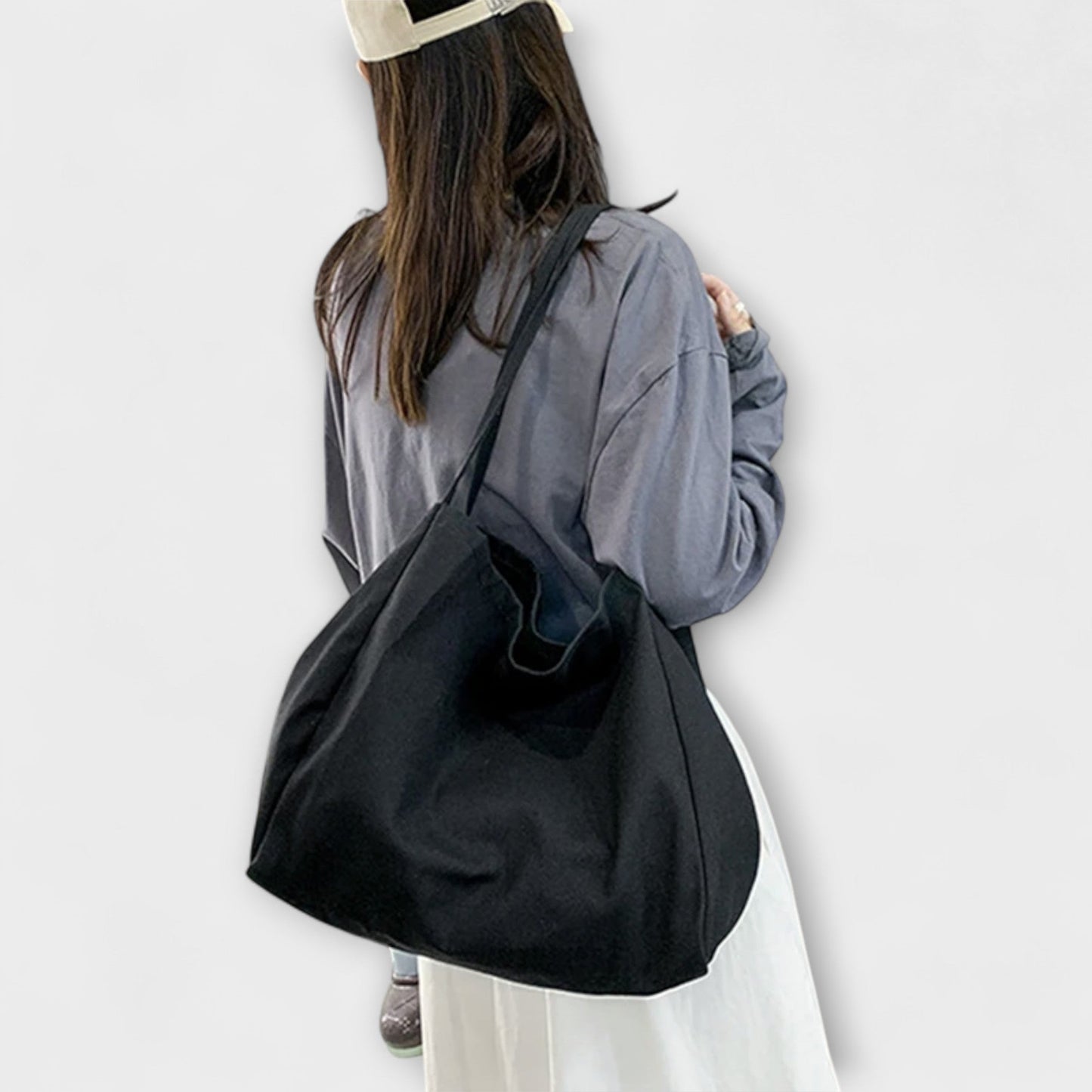 Olivia - Hoogwaardige Grote Canvas Shopper Bag