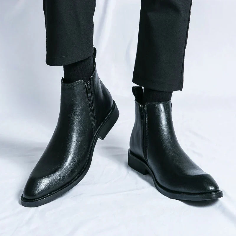 Cooper | Chelsea Boots van Leer