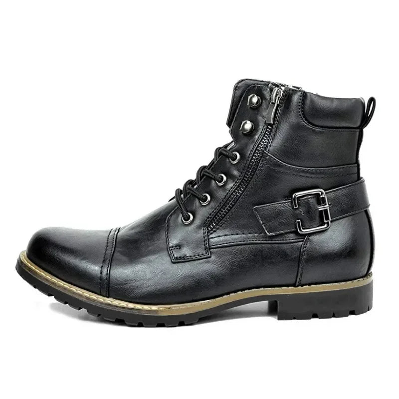 Damon | Leren veterschoenen