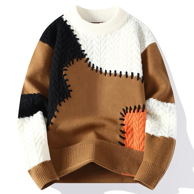Umberto | Pull Patchwork Casual