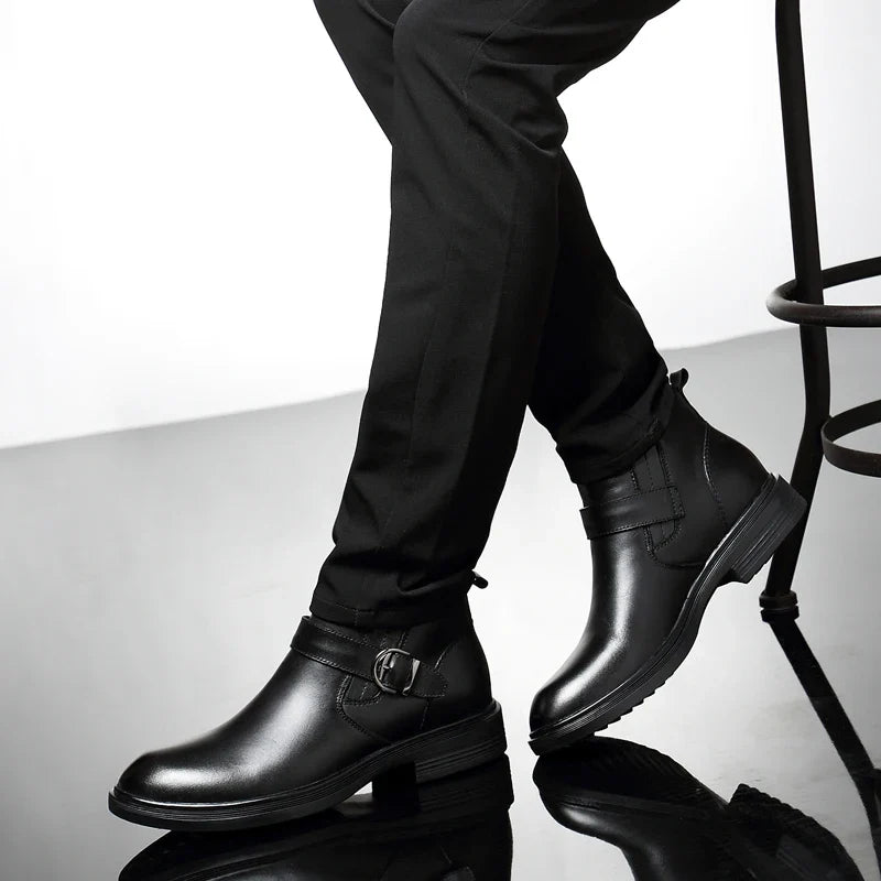 Liam | Leren Ranger Boots
