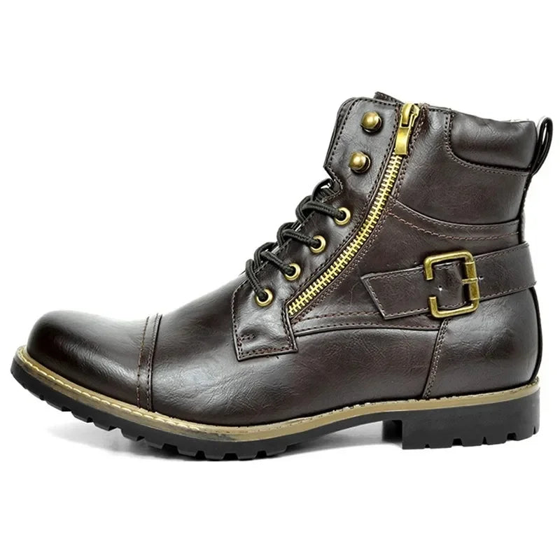 Damon | Leren veterschoenen
