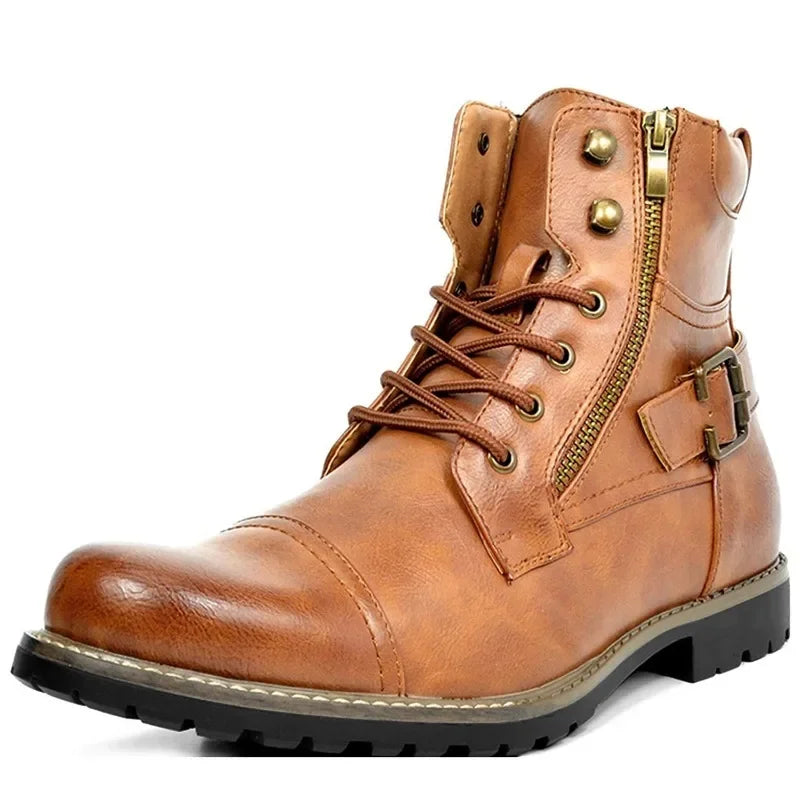 Damon | Leren veterschoenen