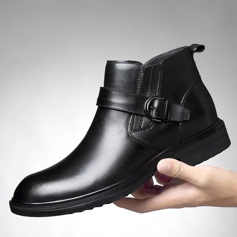 Liam | Leren Ranger Boots