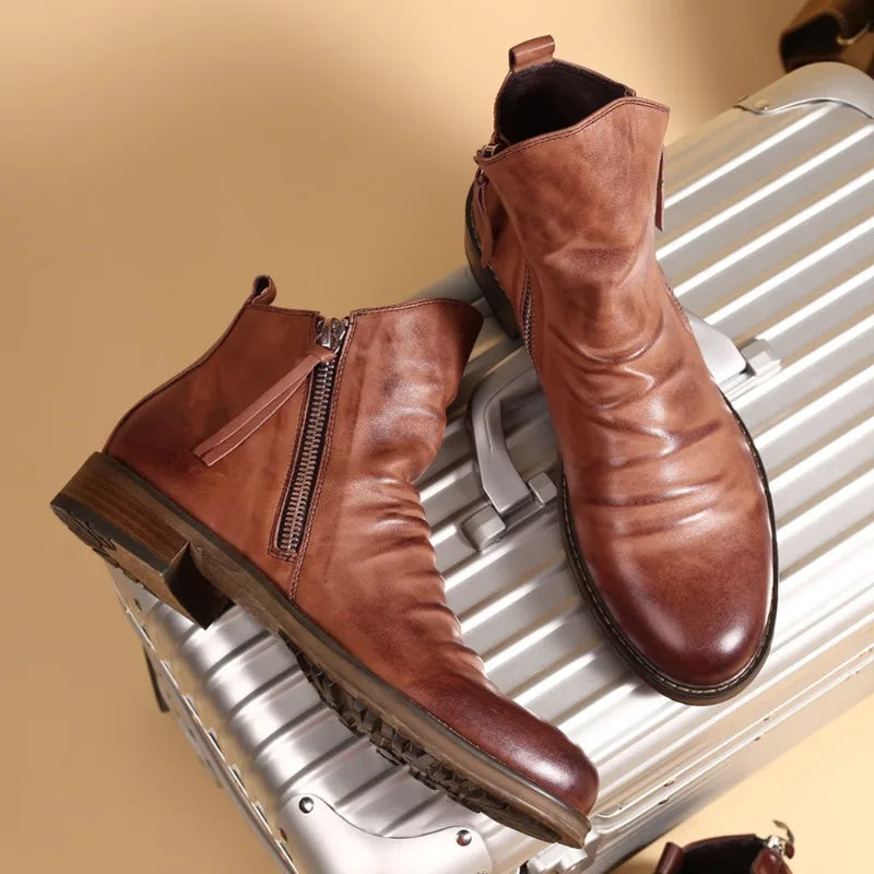 Owens | Leren Chelsea Boots