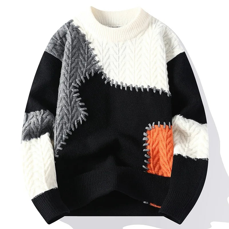 Umberto | Pull Patchwork Casual