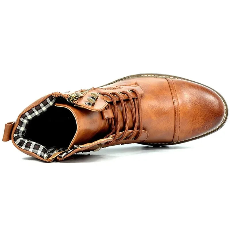 Damon | Leren veterschoenen
