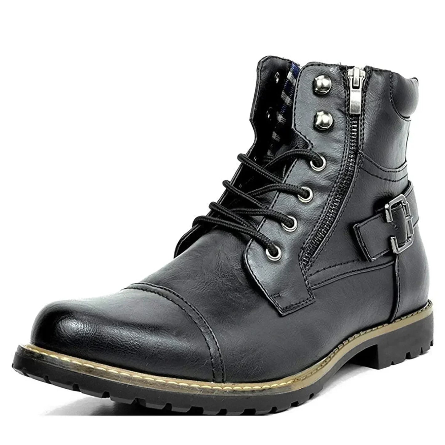 Damon | Leren veterschoenen